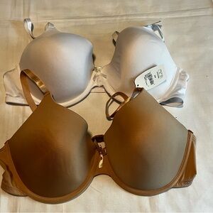 NWT secret Treasures bras -set of 2 (white and beige) -40D